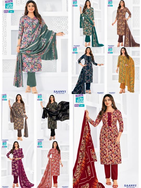 Mcm saanvi vol-3 dress material wholesale dealers surat